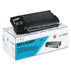 sharp toner cartridge - oem# al-110td - standard yield - 6k 1 x 220g black - also for al-1000 and ot