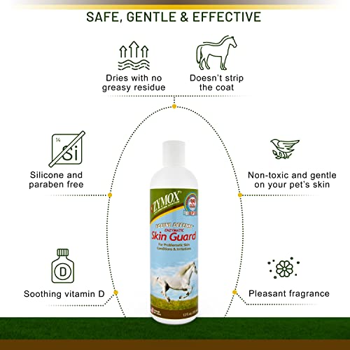 Pet King Brands ZYMOX Equine Defense Skin Guard Horse Conditioner, 12oz