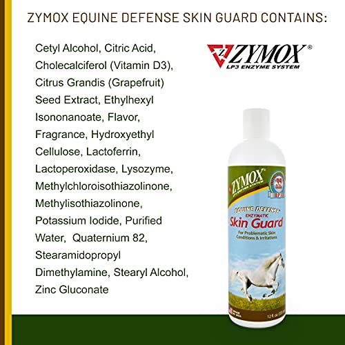 Pet King Brands ZYMOX Equine Defense Skin Guard Horse Conditioner, 12oz