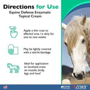 Pet King Brands ZYMOX Equine Defense Horse Skin & Hoof Treatment Cream, 2.5 oz