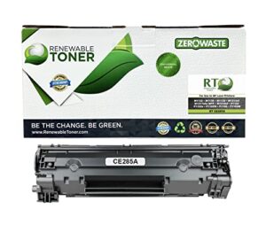 renewable toner compatible universal micr toner cartridge replacement for hp ce285a 85a laser printers m1132 m1138 m1139 m1212 m1217 mfp m1219 p1102 p1106 p1109