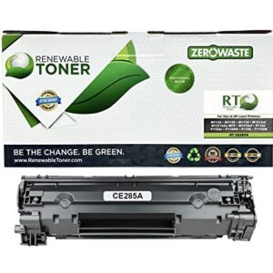 Renewable Toner Compatible Universal MICR Toner Cartridge Replacement for HP CE285A 85A Laser Printers M1132 M1138 M1139 M1212 M1217 MFP M1219 P1102 P1106 P1109