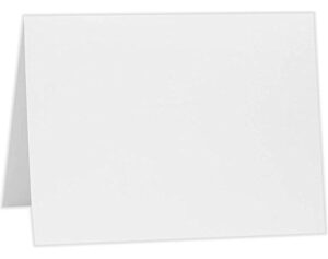 a6 folded card (4 5/8 x 6 1/4) - 80lb. bright white (50qty) | perfect for personal stationery, invitation suite inserts, casual correspondence and much more! | a6fw-50