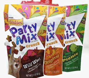 friskies cat treat party mix love pack