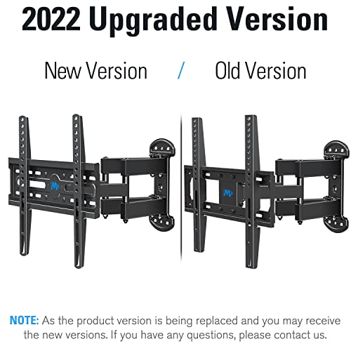 Mounting Dream TV Mount Bracket Full Motion TV Wall Mounts for 26-55 Inch LED LCD Plasma Flat Screen TV, Wall Mount with Swivel Articulating Dual Arms TV Bracket up to VESA 400x400mm 99 LBS MD2379