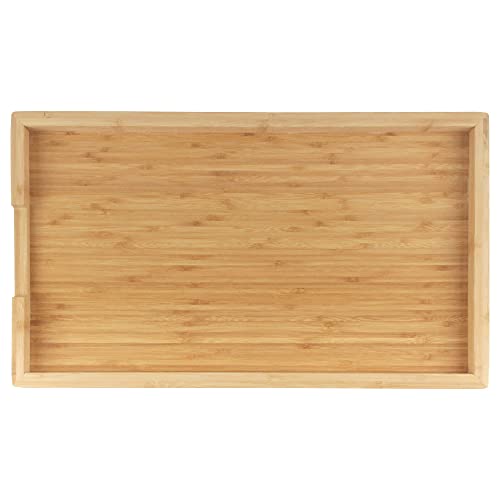 BambooMN Jenn Air Bamboo Range Burner Cover/Cutting Board, New Vertical Cut, Large (20.5"x12"x1.57")