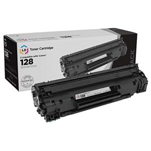 ld © compatible replacement for canon 128 (3500b001aa) black laser toner cartridge for canon faxphone and imageclass printers