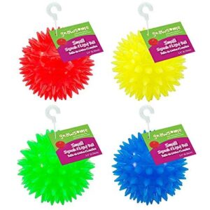 gnawsome squeak and light football,multicolor,2.5",10010, 1 count