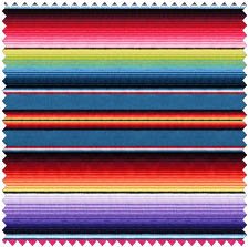 1 yard fiesta stripe by elizabeth's studio 100% cotton quilt fabric 263 blue