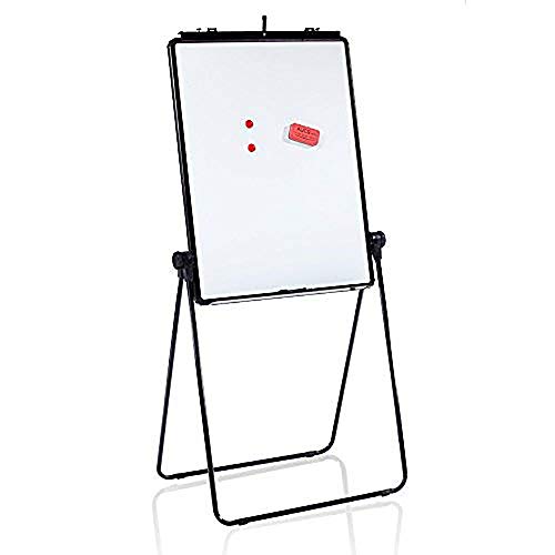 VIZ-PRO Eco Magnetic U-Stand Whiteboard/Flipchart Easel, Black