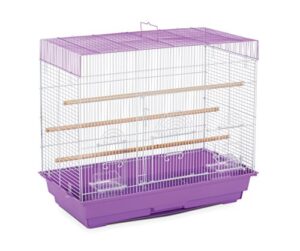 prevue pet products sp1804-3 flight cage, lilac/white,26" l x 14" w x 22 1/4" h