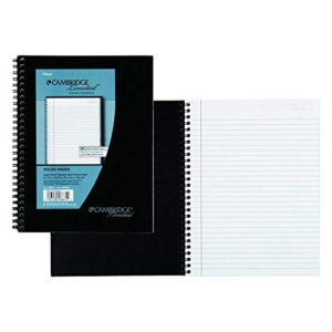 3 Pack of Mead Cambridge Wirebound Business Notebook, Legal Rule, 6 5/8 x 9 1/2 Inches, White, 80 Sheets per Pad (06672)