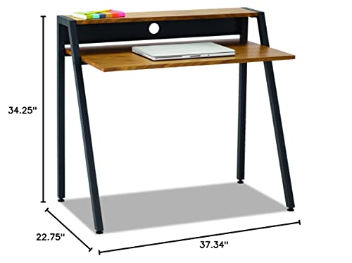 Safco Products 1951BL Studio Writing Desk, Black