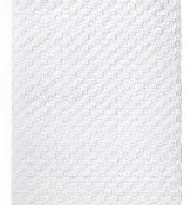 COTTON CRAFT Euro Café Set of 12 Waffle Weave Pure Cotton Super Absorbent Multipurpose Kitchen Towels, Dishcloths, Tea Towels White