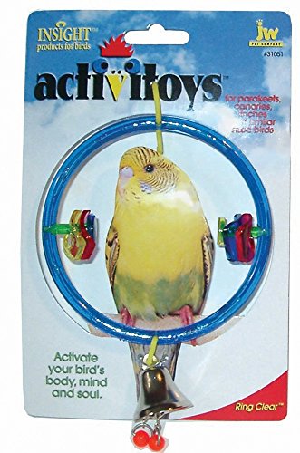 JW Pet Activitoys Ring Clear Bird Toy [Set of 3]