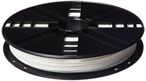 makerbot pla 3d printing filament large spool for use with makerbot's replicator+ & 5th generation line of 3d printers, non-toxic resin, 1.75mm diameter, white (mp05780)