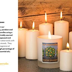 La Montaña Winter Oranges | Luxury Home Scented Candles Inspired by Spain | Natural Wax | Valencia Orange, Cinnamon, Red Apple, and Clove