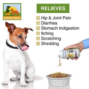 All-in-One Dog & Cat Probiotics, Hip Joint Pain Relief Formula, Vitamins, Digestive Enzymes, Antioxidants, Minerals, Glucosamine, MSM, Chondroitin, 100 Servings, 37+ Years Reputation - SIMIEN PureAll