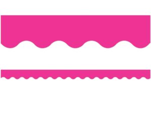 teacher created resources hot pink scalloped border trim (5582)