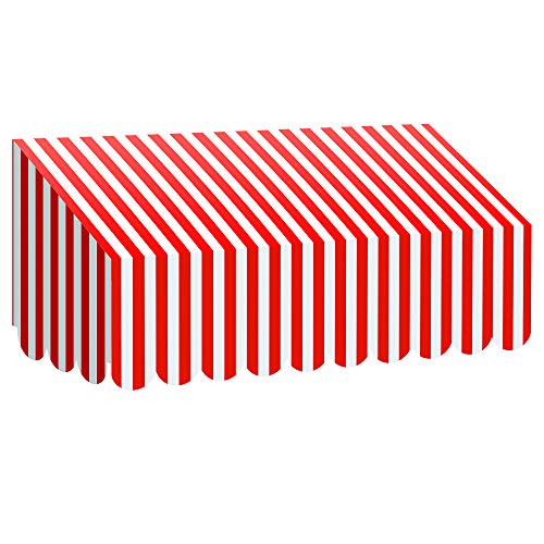 Teacher Created Resources Red and White Stripes Awning (77165) 24x12.5 in