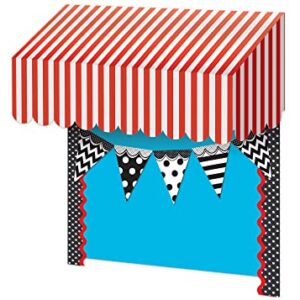 Teacher Created Resources Red and White Stripes Awning (77165) 24x12.5 in