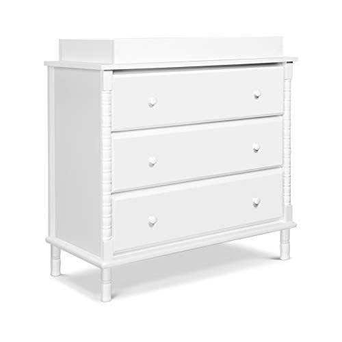 Davinci Jenny Lind Spindle 3-Drawer Dresser in White