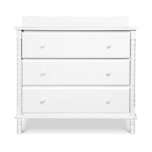 Davinci Jenny Lind Spindle 3-Drawer Dresser in White