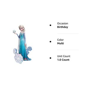 Frozen's Elsa The Snow Queen Airwalker Birthday Balloons Decoration - 57" Inches