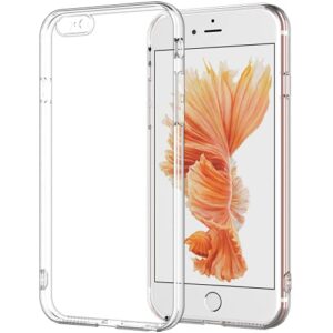 Shamo's Soft TPU Clear Case for iPhone 6/6s - Elevate Style and Protection with Premium Quality, Transparent Design, Shock Absorption, and Easy Installation