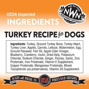 Northwest Naturals Freeze Dried Raw Diet for Dogs Freeze Dried Nuggets Dog Food – Turkey – Grain-Free, Gluten-Free Pet Food, Dog Training Treats – 12 Oz.