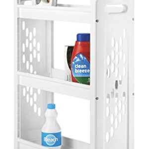 Whitmor 3 Tier Rolling Laundry Cart