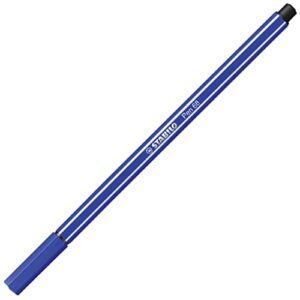 stabilo pen 68, 1 piece of felt tip, middle tip blue navy blue