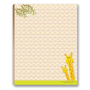 Cute Animal Theme Pads - Teacher Notepad - 4 Assorted Note Pads - Great Gift Idea