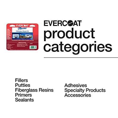 Evercoat Marine Fiberglass Repair Kit for Fiberglass, Metal & Wood - 10 Fl Oz