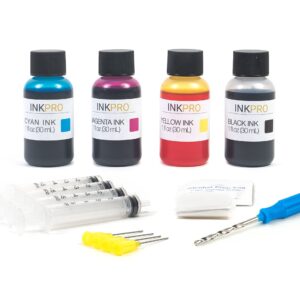 InkPro Premium Combo Ink Refill Kit for Canon PG-240/CL-241, PG-240XL/CL-241XL