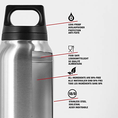 SIGG - Insulated Water Bottle - Thermo Flask Hot & Cold - Leakproof, BPA Free - 18/8 Stainless Steel - 34oz