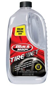 black magic 120011 tire wet trigger spray refill - 64 oz