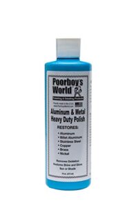 poorboy's world pb-am16 car cleaning valeting hd aluminum and metal polish, 473 ml