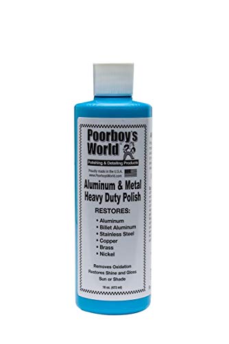 Poorboy's World PB-AM16 Car Cleaning Valeting HD Aluminum and Metal Polish, 473 ml