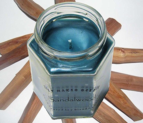 Sandalwood Scented Blended Soy Candle | Hand Poured Candles Made in The USA by Just Makes Scents