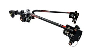 camco eaz-lift recurve r3 600lb weight distribution hitch | features 800lb max tongue weight rating, 2-5/16-inch ball has a 15,000lb max rating, and adjustable sway control | (48751)