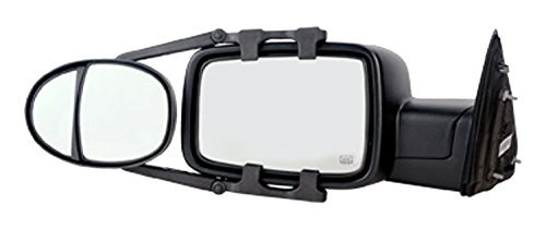 K-Source Inc. 3990 Universal Dual Lens Towing Mirrors With Ratchet Mount System 5In X 7In Mirror Head Sold As A Pair