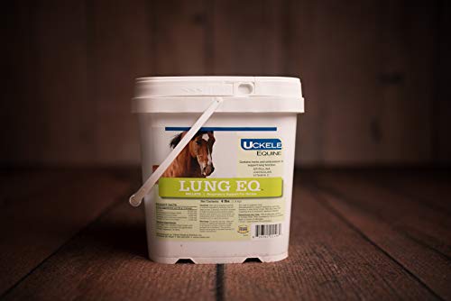 Uckele Lung EQ Horse Supplement - Respiratory Support for Horses - Equine Vitamin & Mineral Supplement - 4 Pound (lb)