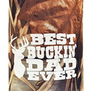 Funny Beer Coolie Best Buckin' Dad 2 Pack Can Drink Coolers Coolies Tree Camo Max 4