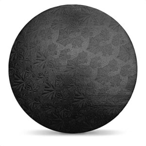 black round tray 12 inch cardboard circles black cake board cake drum wrap covering display board round cardboard cake rounds - burius