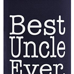 Best Aunt and Uncle Ever Gift Set 2 Pack Can Coolies Drink Coolers Magenta and Navy