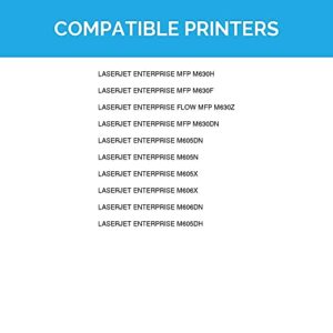 LD Products Compatible Toner Cartridge Replacement for HP 81X CF281X High Yield Laserjet Enterprise Flow MFP M630z M604dn M604n M605dh M605dn M605n M605x M606dn M606 M630dn M630f M630h (Black, 2-Pack)