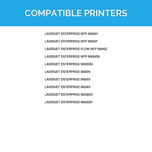 LD Products Compatible Toner Cartridge Replacement for HP 81X CF281X High Yield Laserjet Enterprise Flow MFP M630z M604dn M604n M605dh M605dn M605n M605x M606dn M606 M630dn M630f M630h (Black, 2-Pack)