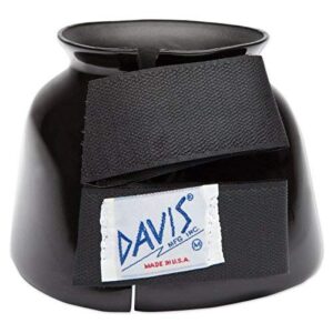 davis pro-fit bell boot - large pair in black