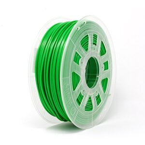gizmo dorks 1.75 mm pla filament, 1 kg for 3d printers, green
